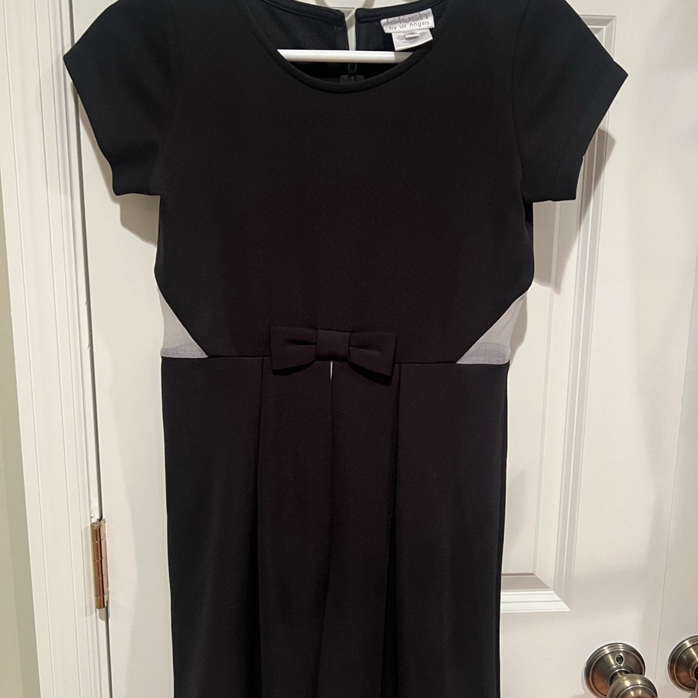 Us Angels Elegant Black Blush Dress